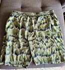 Undefeated UNDFT Mens Swim Trunks Shorts Lined - Olive Camo Green- SZ L
