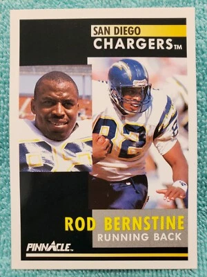 1991 PINNACLE ROD BERNSTINE #150 SAN DIEGO CHARGERS  - Image 1 of 4