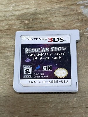 Regular Show: Mordecai & Rigby in 8-Bit Land (Nintendo 3DS, 2013) Cartridge Only - Image 1 of 3