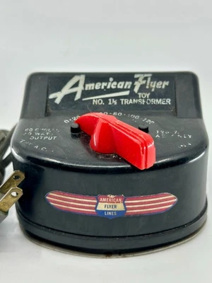 Vintage American Flyer Toy Transformer No 1 1/2 - 60 Cycles 50 Watts  - Image 1 of 4