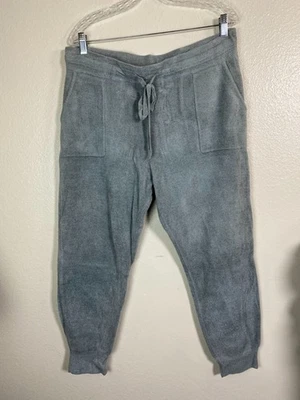 Barefoot Dreams CozyChic Ultra Lite Knit Pants Women Size XL Petite Green Lounge - Image 1 of 4