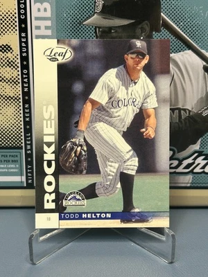 2002 Leaf #113 Todd Helton Foto 1 de 2