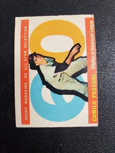 1960 Topps - High # Camilo Pascual #569 - VG-EX w Bend - Picture 1 of 3
