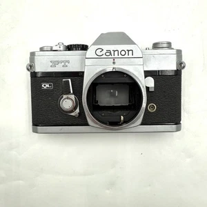 Solo cuerpo de cámara fotográfica Canon Ft QL 35 mm SLR - probado - Imagen 1 de 12