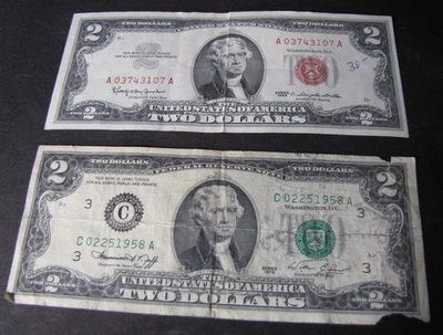 1963 and 1976 Two Dollar United States Notes - Image 1 of 2