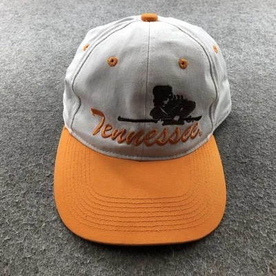Tennessee Volunteers Hat Cap Snap Back Mens White Orange College Rifleman Script - Image 1 of 4
