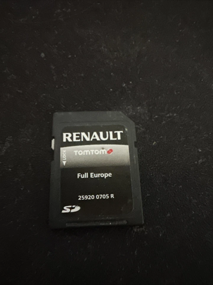 Renault  Scheda SD R-Link TomTom  Sat Nav Scheda SD Europa 25920 0705 R - Imagen 1 de 1