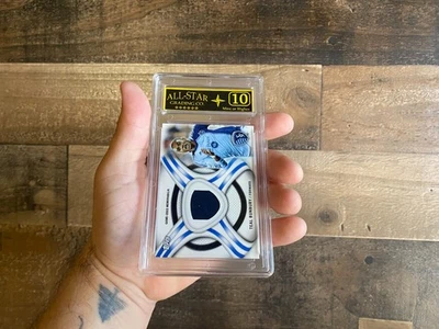 Tarjeta parche Teal Bunbury 2013 graduada 10 como nueva KIT-TB losa recuerdos de fútbol de la MLS Foto 1 de 4