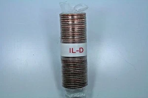 ILLINOIS COINS~~2003-D UNCIRCULATED BANK WRAPPED ROLL QUARTERS - Picture 1 of 1