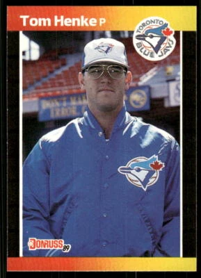 1989 Donruss #385c Tom Henke - Image 1 of 2