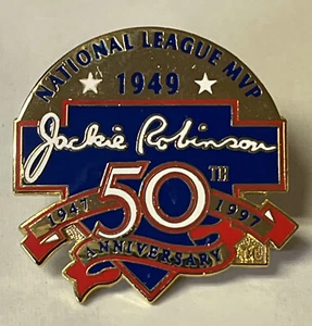Jackie Robinson Baseball Pin ~ Dodgers MLB ~ National League MVP ~ 1949 - Bild 1 von 7