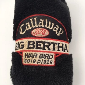 Callaway Big Bertha War Bird Sole Plate S2H2 Driver Black Club Head Cover GS2 - Picture 1 of 6