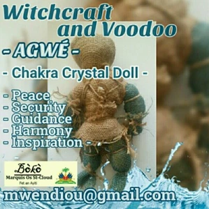 Poupée vaudou - AGWÉ - Eau - Photo 1 sur 3