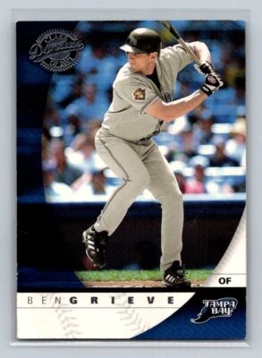 Donruss Clase de 2001 2001 muestras plata #37 Ben Grieve Tampa Bay Devil Rays Foto 1 de 2