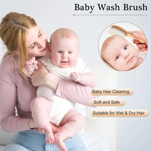Silicone Face Scrubber Exfoliator and Facial Cleansing Brush with Soft Wool B... - Picture 1 of 1