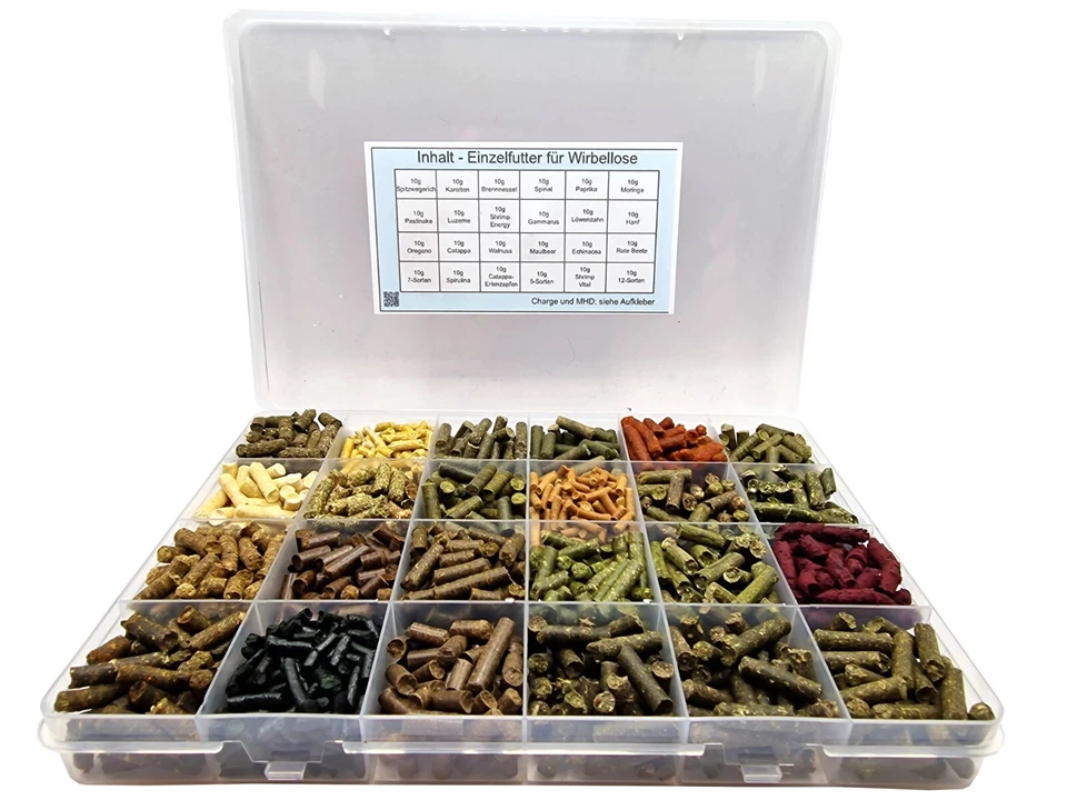 Futtersticks-Set mega / 240g = 24x10g   Garnelen Shrimp Sticks Futter Pellets - Bild 1 von 1