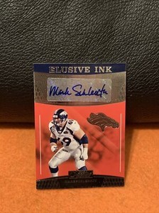 MARK SCHLERETH 2016 DONRUSS SIGNATURE SERIES ELUSIVE INK AUTO AUTOGRAPH BRONCOS