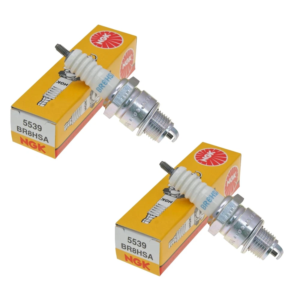 Paquete de 2 bujías NGK BR8HSA para Hyosung SF 50 B Racing 2006-2010 Foto 1 de 1