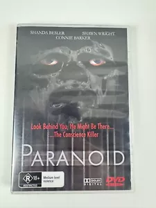 Paranoid (DVD 2000) Low budget horror Shanda Besler Shawn Wright Region all PAL - Picture 1 of 3