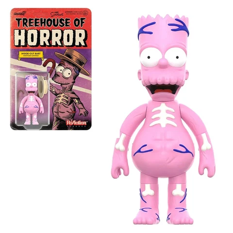 Inside-Out Bart Simpson Treehouse of Horror Super7 Reaction Figure Cover