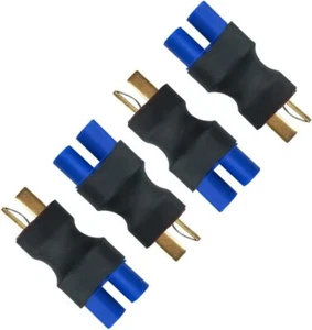 4x T-Deans zu EC3 Adapter für Lipo Akkus | RC Modell Konverter, neu - Bild 1 von 5