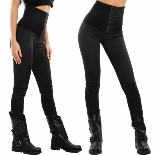 Leggings Femme Pantalons Corset Taille Haute Slim Skinny Ajustés TOOCOOL VI-026 - Photo 1/1