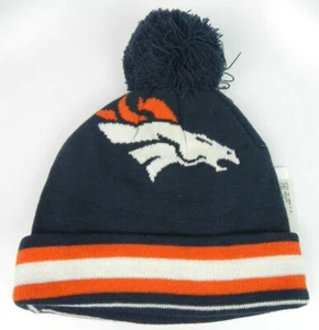 GORRA GORRO REEBOK DE PUNTO RETRO DE COLECCIÓN DENVER BRONCOS NFL 2 TONOS DE COLECCIÓN ¡NUEVO! - Imagen 1 de 3