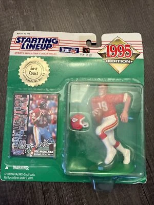 Joe Montana (HOF) 1995 KC Chiefs Kenner Starting Lineup Delaware Convention - Image 1 of 4