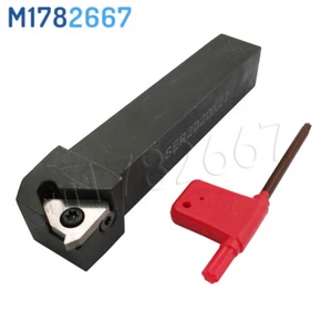 1Pcs SER2020K22 20mm×125mm CNC External Threading Turning Tool For MMT22ER N60 - Picture 1 of 6