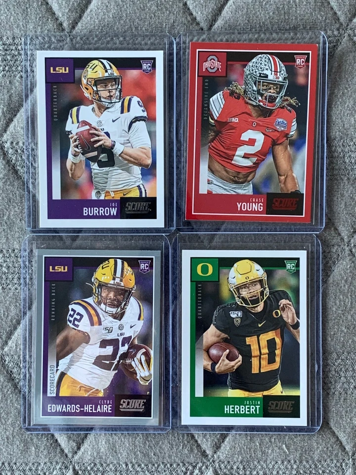 2020 Panini Score Rookies - Base, Gold, Red, Purple, Grey Parallels & more 🏈 - Image 1 of 1