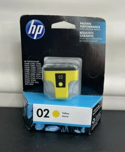 Nuevo cartucho de tinta para impresora HP 02 amarillo original C8773WN caducado 7/2016 - Imagen 1 de 6