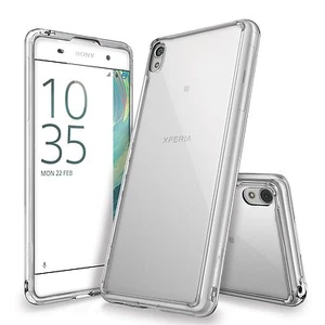 For Sony Xperia XA | Ringke [FUSION] Clear PC Shockproof Protective Case Cover - Picture 1 of 25
