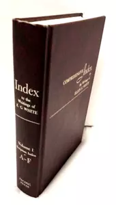 Comprehensive Index to the Writings of Ellen G. White Vol 1 HC 1992 Pacific Pr. - Picture 1 of 6