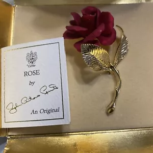 "Broche rosa CERRITO nuevo en paquete vintage 2,5"" X 1""" - Imagen 1 de 13