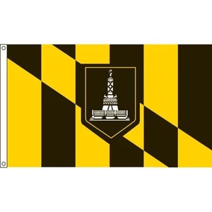 Bandera de nailon de la ciudad de Baltimore 6'x10' - Imagen 1 de 1