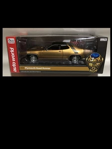 1971 Plymouth Roadrunner GOLD 1:18 Auto World 1258 - Picture 1 of 6