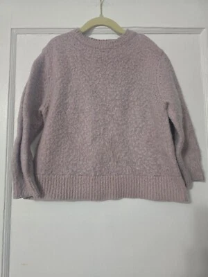 Zara Girls fluffy Soft Knit Pink Pullover Sweater size 8 - Image 1 of 3