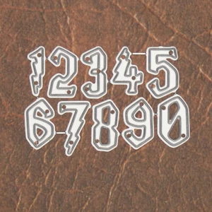 Lightning Bolts Numbers Cutting Dies – Birthdays Halloween  - Picture 1 of 1