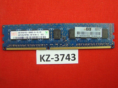 Hynix DDR3-RAM 2GB PC3-10600E ECC 2R - HMT125U7BFR8C-H9 - Image 1 of 2