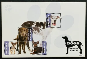 GRENADA DOGS STAMPS SHEET OF 4 MNH 2012 DOG PET GREAT DANE LABRADOR CHIHUAHUA - Picture 1 of 1