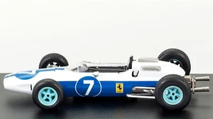 Ferrari 158 F1 John Surtees 1964 Scala 1:43 Modellino Formula1 livrea bianca Blu - Foto 1 di 13