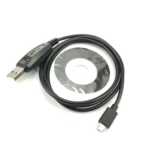 USB Programming Cable Cord with CD For Baofeng BF-T1 BF-9100 Radio Walkie Talkie - Zdjęcie 1 z 9