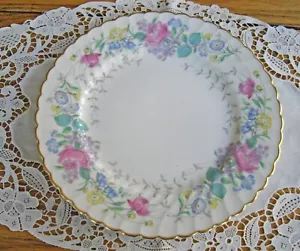 Vintage Syracuse Silhouette Fine China LILAC ROSE 8" Plate ~ - Picture 1 of 4