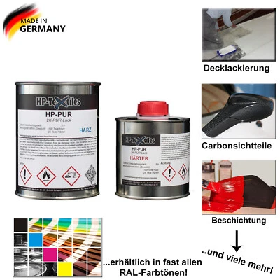 PUR Decklack | HP-PUR | Oberflächen-Lack für GFK-Teile Formen- und Modelbau uvm. - Bild 1 von 3