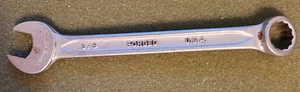 Vintage 01075 Indestro 5/8" 12 Point Combination Offset Wrench USA -- Lot 3011 - Picture 1 of 4