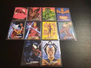 2016 Marvel Masterpieces COMPLETE CANVAS GALLERY CARD SET, #91-100 - Joe Jusko - Picture 1 of 11
