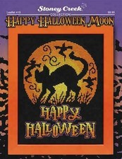 STONEY CREEK Cross Stitch Pattern Leaflet HAPPY HALLOWEEN MOON