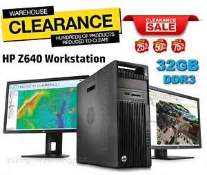 HP Z640 Workstation 2xXeon E5-2680v4 28-CORE Turbo 3.30GHz 128GB DDR4 256GB NVMe - Picture 1 of 13