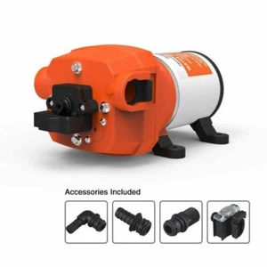 SEAFLO 12V 2.7 GPM 17 PSI WATER PRESSURE PUMP Boat/Marine RV 4 Year Warranty - Foto 1 di 7