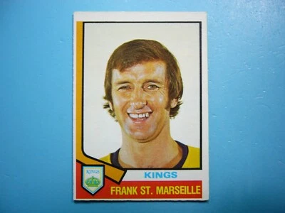 1974/75 O-PEE-CHEE NHL HOCKEY CARD #374 FRANK ST. MARSEILLE EX/NM SHARP!! OPC - Image 1 of 2